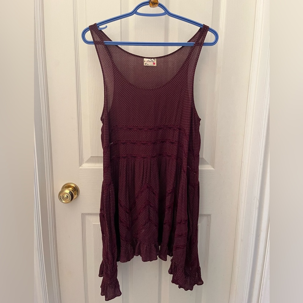 INTIMATELY FREE PEOPLE LACE SWING TUNIC